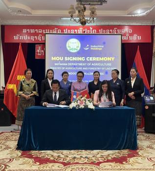 [SỰ KIỆN] - Lễ ký kết MOU giữa INDOCHINA HOLDINGS và Vụ Trồng trọt - Bộ Nông Lâm CHDCND Lào
